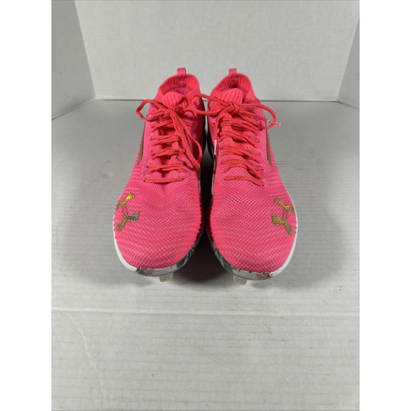 PINK Under Armour B Harper Mothers Day Men's Baseball Cleats Floral 3021451-102